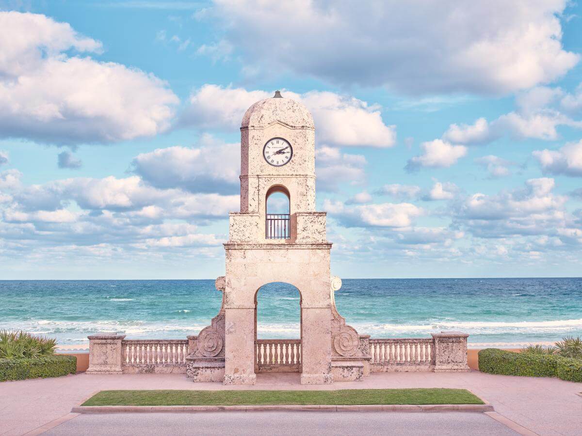 Palm Beach clocktower downtown landscape - hard money borrowers